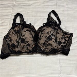 Elegant Black Lace Bra